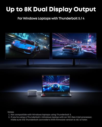 Anker Prime TB5 Docking Station, 14-in-1 Thunderbolt 5 Dock & Anker Laptop Charger, 140W MAX USB C Charger, 4-Port Multi-Device Fast Charging