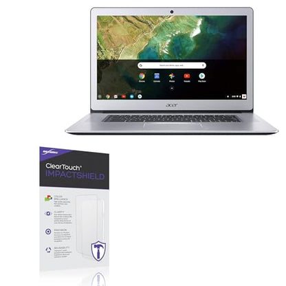 BoxWave Screen Protector Compatible with Acer Chromebook 15 (CB515) (15.6 in) - ClearTouch ImpactShield (2-Pack), Impenetrable Screen Protector Flexible Film - color: ImpactShield