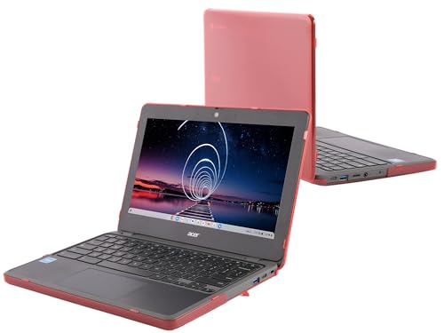 mCover Hard Case Only Compatible for 2023-2024 11.6" Acer Chromebook 511 C736 Series Clamshell Laptop Computers (NOT Compatible with Any Other Acer Models) - Red - color: Red