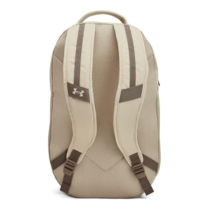 Under Armour Unisex-Adult Hustle 6.0 Backpack, (289) Khaki Base/Khaki Base/Taupe Dusk, One Size Fits Most - color: (289) Khaki Base / Khaki Base / Taupe Dusk, size: One Size