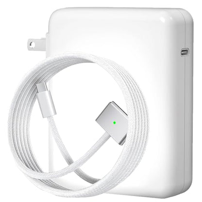 140W MacBook Pro Charger for MacBook Pro 16 14 inch MacBook Air 15 13 inch 2025 2024 2023 2022 2021 M1–M4 Type-C Fast Laptop Charger Power Adapter 6.6FT Type C to Magnetic 3 Cable LED