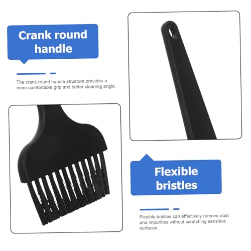 Anti-Static Cleaning Brush Set 13pcs with 12 Precision Electronics Brushes and Manual Air Blower, Multi-Purpose Laptop and Computer Dust Removal Tool for Industrial and Desktop Use