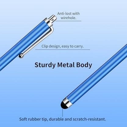 10 Pack Stylus Pen,Stylus Pen for Touchscreen,Universal Stylus | High Precision Sensitivity for Everyday Writing/Drawing, Compatible with Touch Screens,10 Colors - color: 10-Pack