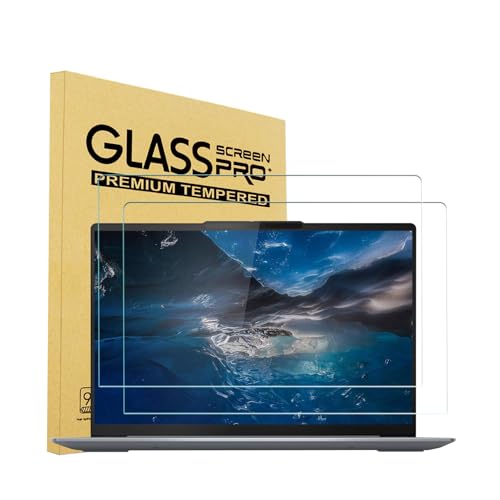 i-Tensodo 2 Pack 14 Inch Tempered Glass Screen Protector For Lenovo Slim 7i/Yoga Slim 7i 14'' (Gen 9), IdeaPad Slim 5i 14''(Gen 9), Flex5 Chrome 14'' (14IAU), 2024 Lenovo 14'' Laptop, 9H Hardness - color: Tempered Glass