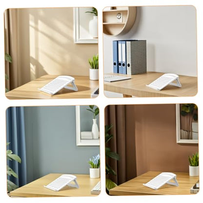 Multi-Angle Desktop Riser Foldable Laptop Holder for Desk Stable Secure for Home Office