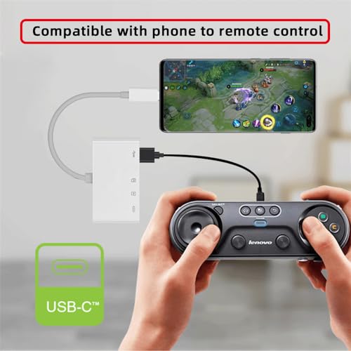 USB 2.0 Type C USB-C to TF Micro SD SDXC USB Female Card Reader PD 27W Adapter for Laptop Tablet Phone - style: SD 4-in-1