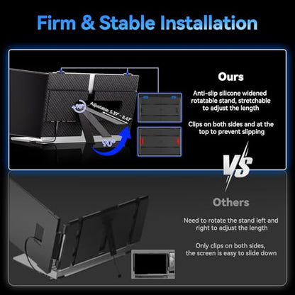 Laptop Screen Extender, 15.3" 16:10 IPS 100% sRGB Portable Travel Monitor for Laptop, FHD 1200P External Display Screen, Dual Screen Attachment Plug & Play for Mac Windows - size: 15.3"