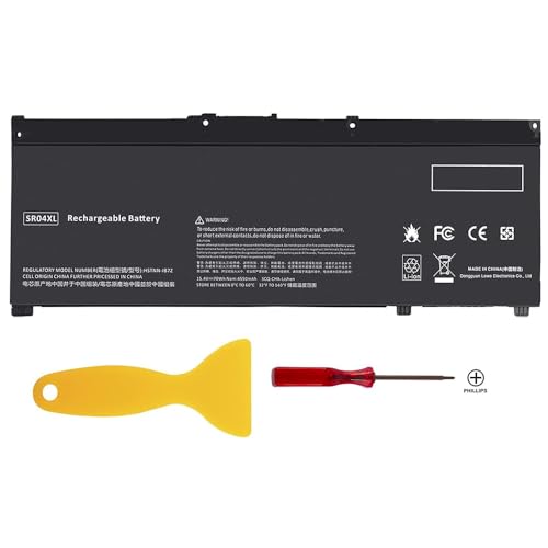 TREE.NB SR04XL 917724-855 Replacement Laptop Battery for Hp Pavilion 15-CB000 Power 15-CB000 15-CE015DX 15-CE000 15-DC0000 Series 917678-1B1 917678-2B1 HSTNN-DB7W HSTNN-IB7Z - size: 9.56x3.62x0.31inch SR04XL