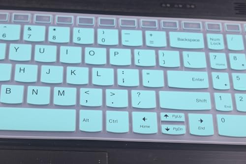 Silicone Keyboard Protector Skin Cover Compatible with Lenovo V15 G5 G4 G3 G2, IdeaPad 1 1i 15.6 15IJL7 15ADA07 15IAU7 15ALC7, IdeaPad 3i 15ITL6 2023, IdeaPad Slim 5 16, IdeaPad Flex 5 5i 16" (Mint) - color: Mint
