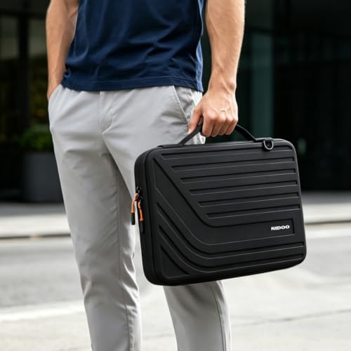 NIDOO 13.3 inch Laptop Sleeve Carrying Case 14 inch Computer Bag Shockproof Hard Shell Protective Cover Handle for 13 inch MacBook Air Pro/13.5" Surface Laptop 6/14" ThinkPad E14 Gen 6/ Dell HP Asus