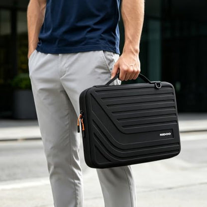 NIDOO 13.3 inch Laptop Sleeve Carrying Case 14 inch Computer Bag Shockproof Hard Shell Protective Cover Handle for 13 inch MacBook Air Pro/13.5" Surface Laptop 6/14" ThinkPad E14 Gen 6/ Dell HP Asus