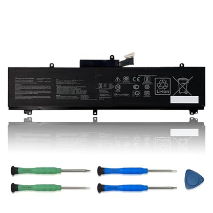 C41N1837 Laptop Battery Replacement for Asus ROG Zephyrus GA502DU GA502GU GU502DU GU502GU GU502GV GU532GU GU532GV GX502GV GX502GW Series Notebook 0B200-03380100 - size: 11.29*3.57*0.33 inch C41N1837