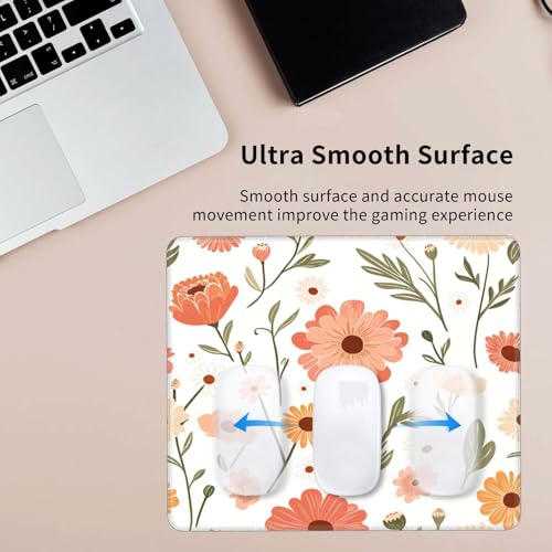 Inulin Gaming Computer Keyboard Cute Mouse Pad with Anti-fray Stitching, Premium-Textured Alfombrilla para Mouse with Non-Slip Rubber Base, 10 x 12 inch - color: Inulin