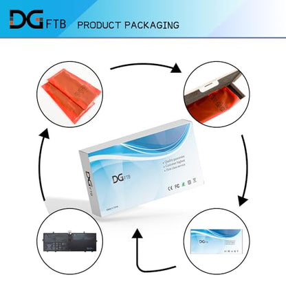 DGFTB 916TA135H DYNZ02 New Laptop Battery for Microsoft Surface Laptop Go Model 1943 12.4-Inch Series AHA42227028 AHA42227027 (7.58V 39.7Wh/5235mAh)