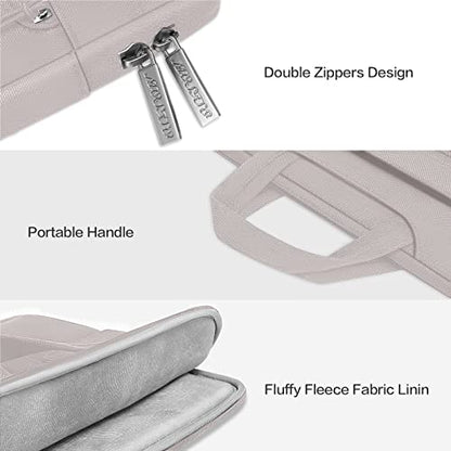 MOSISO Laptop Shoulder Bag Compatible with MacBook Pro 16 inch M5 M4 M3 M2 M1 2026-2019/Pro 15 A1398, HP Acer Dell Lenovo ASUS Notebook,Polyester Flapover Briefcase Sleeve Case, Rock Gray - color: Rock Gray, size: 16 inch