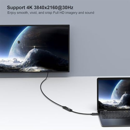 BENFEI 4K DisplayPort to HDMI Adapter 5 Pack, Uni-Directional DP 1.2 Computer to HDMI 1.4 Screen Gold-Plated DP Display Port to HDMI Adapter (Male to Female) Compatible with Lenovo Dell HP Passive - color: Black, style: 4K 30Hz-5 Pack