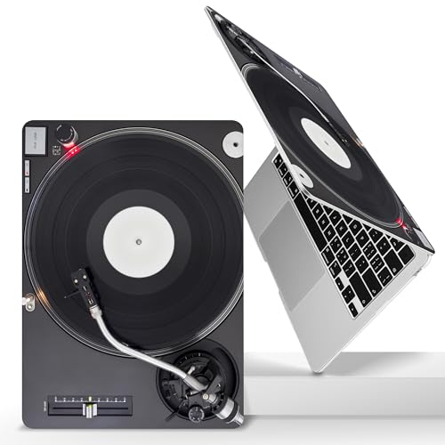 for 2026 MacBook Air 13-inch Laptop Case M5 2026 M4 2025 M3 2024 M2 2022 Release Model A3449 A3240 A3113 A2681, Hard Shell Cover for MacBook Air 13.6 inch, DJ Turntable - color: DJ Turntable