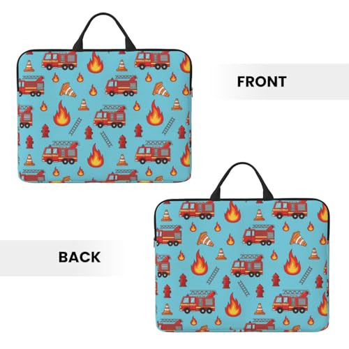 Laptop Case 14 Inch, Soft Shockproof Laptop Sleeve with Handle, Protective Bag - color: Pattern (661)