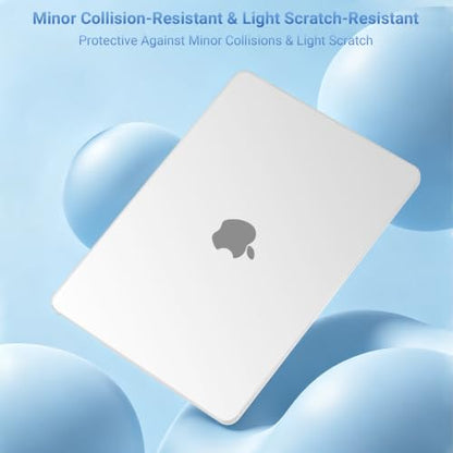 MOSISO Compatible with MacBook Air 13 inch Case M5 2026 M4 M3 M2 2025-2022 | A3449 A3240 A3113 A2681, Scratches-Resistant Protective Hard Shell for MacBook Air 13.6 inch Case, Matte Clear - color: Matte Clear