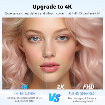 Innoview 23.8” 4K Large Portable Monitor, UHD (3840*2160) 100%sRGB IPS Speakers USB-C HDMI Work Home Second Monitor W/180°Adjustable Stand for Laptop, Desktop, Macbook, Phones, Tablet, PS5/4, Switch - size: 23.8 Inches