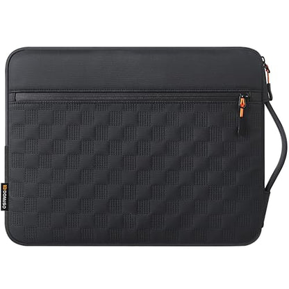 DOMISO 14 Inch Laptop Sleeve, Waterproof Shockproof Protective Case with Handle, Fits MacBook Pro/Dell XPS/HP 14" Laptops, Black - color: Black, size: 14 inch