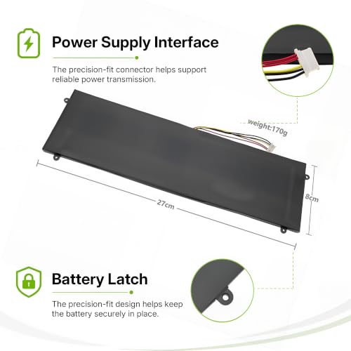 Tanch 5080270P Laptop Battery for Jumper Ezbook S4 S5 4982229P