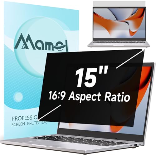 Nano Laptop Privacy Screen 15.6 Inch 16:9, No Glue Computer Monitor Privacy Shield, Matte Anti Glare Blue Light Filter Compatible with Lenovo Hp Dell Acer Asus Thinkpad Envy Xps - size: Laptop 15.6/15 Inch (16:10 Aspect)