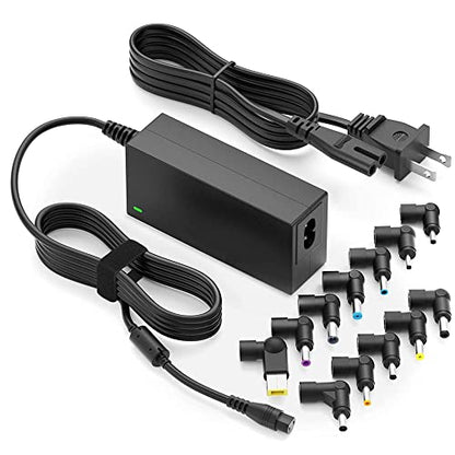 ZOZO Universal Laptop Charger 45W AC Adapter for Dell HP Acer Asus Samsung Sony Toshiba Gateway Fujitsu Delta NEC Chromebooks Ultrabook 18.5V 19V 19.5V 20V Computer Power Cord Supply