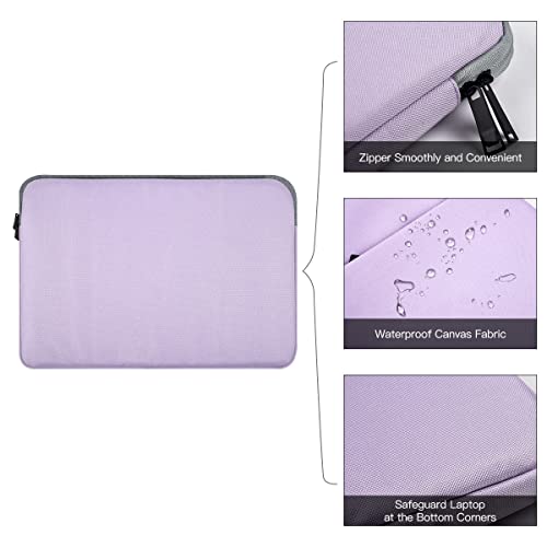 14 inch Laptop Sleeve Case for Lenovo IdeaPad 14/ HP Chromebook 14/ Stream 14/ Dell Inspiron/Acer Spin/ASUS ZenBook 14 Computer Bag, Purple - color: Purple, size: 14 Inch