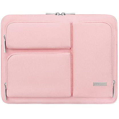 Lacdo 360° Protective Laptop Sleeve Case for 13 inch New MacBook Air M5 A3449 (2026), M4 A3240 2025, M3 A3113, M2 A2681, M1 A2337 | 13 inch New MacBook Neo A18 Pro A3404 (2026) Computer Bag, Pink - color: Pink, size: New MacBook Air/Neo/Pro 13 Inch