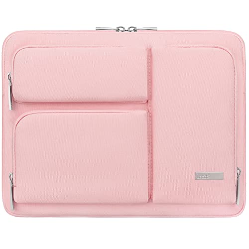 Lacdo 360° Protective Laptop Sleeve Case for 13 inch New MacBook Air M5 A3449 (2026), M4 A3240 2025, M3 A3113, M2 A2681, M1 A2337 | 13 inch New MacBook Neo A18 Pro A3404 (2026) Computer Bag, Pink - color: Pink, size: New MacBook Air/Neo/Pro 13 Inch