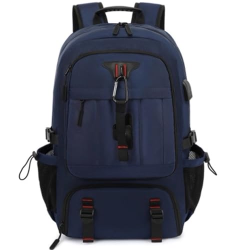 Travel laptop backpack, Extra Large 60L Traveling College Backpack,Large Capacity Backpack for Men Women,Fits 17 Inch Computer, USB Charging Port, Blue - color: 60l Blue