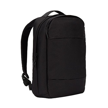 Incase Compact City Backpack with Diamond Ripstop – 18L Everyday Travel Tech Backpack and Laptop Bag for Work or School – Three Pockets, 16” Padded Laptop Sleeve, Quick Access Pocket – Black - color: Diamond Ripstop Black
