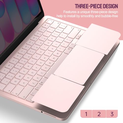 Palm Rest Cover Set with TrackPad Protector Compatible with 2026 MacBook Neo 13 Inch A3404 with A18 Pro Chip, Apple MacBook Neo 13 Scratch-Resistant Wrist Rest Skin Sticker Decal - Blush - color: Blush, size: MacBook Neo 13" (2026+)