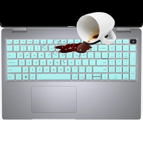 Keyboard Cover for Dell Latitude 3540 5520 5521 5530 5531 5540 5550 & Precision 3590 3591 3580 3581 3560 3570 3561 3571 Laptop, Dell Latitude 15.6 inch Laptop Keyboard Skin-Hotblue - color: Hotblue
