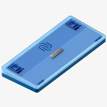 nuphy Halo75 V2 Mechancial Gaming Kyeboard,75% Wireless Hot Swappable Bluetooth Keyboard,83 Kyes RGB Backlit Keyboard,Support Bluetooth/2.4GHz/USB-C (Blue, Silent Red Clear-Top (45gf)) - color: Blue, size: Silent Red Clear-Top (45gf)