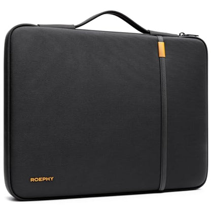 16 Inch Laptop Sleeve Case, Water-Resistant Laptop Protective Carry Case with Retractable Handle for New MacBook Pro M5 Pro/Max (2026) M4/M3/M2/M1,Lenovo HP ASUS Dell Acer Chromebook, Black - size: 16 Inch