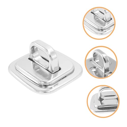 Operitacx 4pcs Computer Lock Desk Mount Anchor Cable Security Base Plate for Laptop Theft Deterrent