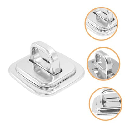 Operitacx 4pcs Computer Lock Desk Mount Anchor Cable Security Base Plate for Laptop Theft Deterrent