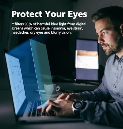 2-Pack Anti-Blue Light Matte Screen Protector for Samsung Galaxy Book 6 Pro 14 inch - Eye Protection, Anti-Glare, Reduces Eye Fatigue & Highly Responsive Touch - size: Galaxcy Book 6 Pro 14"