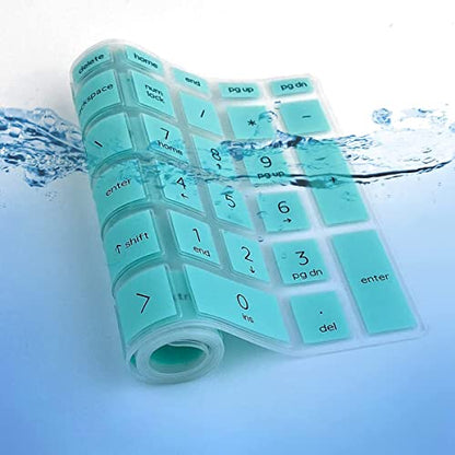 Keyboard Cover for HP Pavilion/HP Laptop 15-eg 15-eh 15-er 15-eg2078nr 15-eg0165st 15-eg0000 15t-er000 15-er0056cl 15-er0097nr 15t-eg000 15-eg100 15-eg1053cl 15-eg1073cl eg0050wm, HP 17-cn/cp - color: Hotblue(Regular Letters)