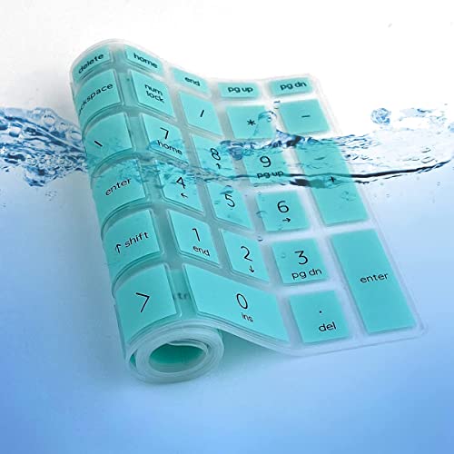 Keyboard Cover for HP Pavilion 17 17t 17z 17-cn 17-cp/HP Pavilion 15-eh 15-eg 15-er 17z-cp300/200/100 17z-cp000 17-cp0010nr 17-cn0025nr 17-cn0021nr 17-cn0020nr 15t-eg300 15-eg0125od 15-eg0050wm - color: Hotblue