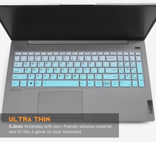 Keyboard Cover for Lenovo ideaPad 15.6", Yoga 7 7i 15.6/16, Lenovo ideaPad 3 3i 5 5i 15.6/ ideaPad Flex 5 5i 15.6" 16 ideaPad Slim 7 15.6, ThinkBook 15 G2 G3, ThinkBook 15p -Ombre Mint - color: Ombre Mint