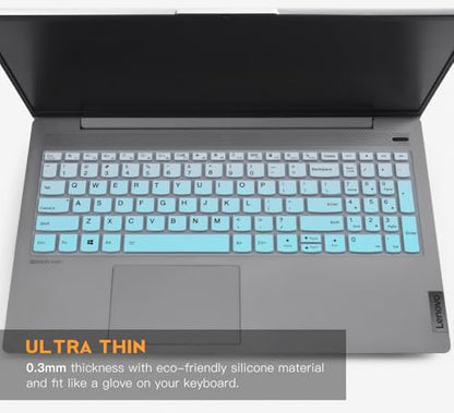 Keyboard Cover for Lenovo ideaPad 15.6", Yoga 7 7i 15.6/16, Lenovo ideaPad 3 3i 5 5i 15.6/ ideaPad Flex 5 5i 15.6" 16 ideaPad Slim 7 15.6, ThinkBook 15 G2 G3, ThinkBook 15p -Ombre Mint - color: Ombre Mint