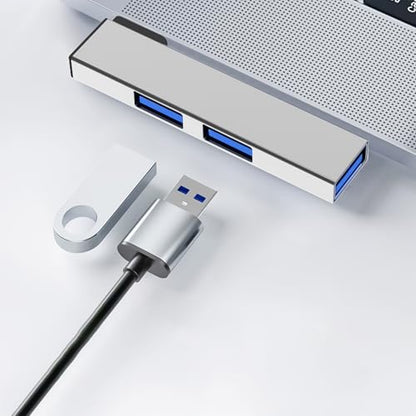 USB C Hubs with 4 Port Data Hubs for Laptop, 2 USB2.0 1 USB3.0, Portable Docking Station for Laptop