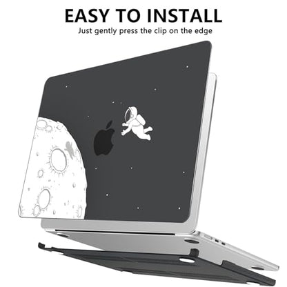AKIT for MacBook Air 13 inch Case M5 M4 M3 M2 2026-2022, Astronaut Pattern | A3449 A3240 A3113 A2681, Funny Pattern Hard Shell Laptop Case+Screen Protector+Keyboard Cover for MacBook Air 13.6 inch - color: Astronaut