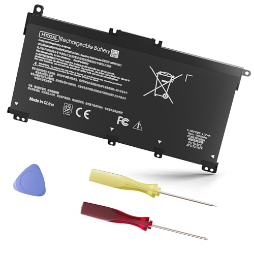 L11119-855 Laptop Battery HT03XL for HP Pavilion 14-CE 14-CF 14-DF 15-CS 15-DA 15-DB 15-DW 17-by 17-CA Series 15-CS0053CL 15-DW0033NR 15-DA0014DX L11421-542 L11421-2C2 HSTNN-UB7J HSTNN-DB8R HT03041XL - size: 7.35 x 3.5 x 0.25 inches L11119-855 BATTERY