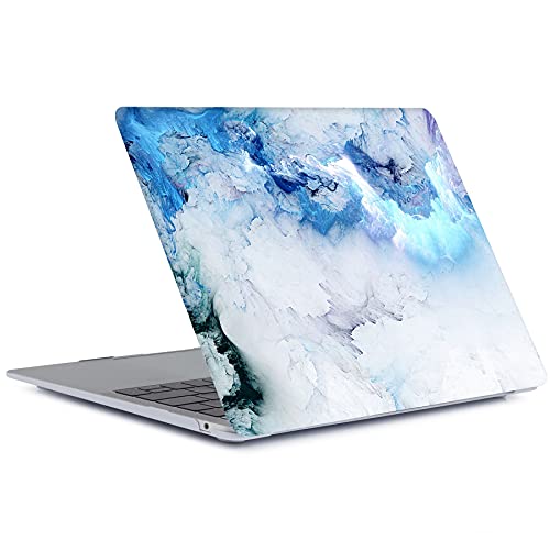 Case Compatible with MacBook Pro 13 inch 2012 2011 2010 2009 2008 Release with CD-ROM, Plastic Hard Shell Cover & Sleeve Bag & Keyboard Cover Skin for MacBook Pro 13 A1278,Blue Cloud - color: Blue Cloud, size: A1278(Pro 13 w/CD-ROM 2008-2012)