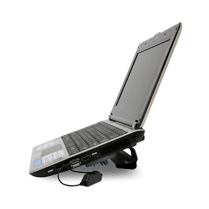 Cables Unlimted FANNBCOOL3 MiniFit Slate Grey Metal Netbook Cooler with Fan