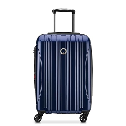 DELSEY PARIS Helium Aero Hardside Expandable Luggage with Spinner Wheels, Blue Cobalt, Carry-On Plus 21 Inch - color: Blue Cobalt, size: Carry-On Plus 21 Inch
